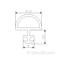 Prix ​​d&#39;usine de type DE DEP Joint en caoutchouc pour la porte et le cadre de fenêtre Joint en caoutchouc résistant à la chaleur pour la porte en bois